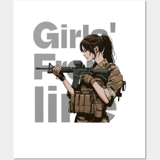 Girls' Frontline Tactical Chic Tee: Where Strength Meets Style Posters and Art